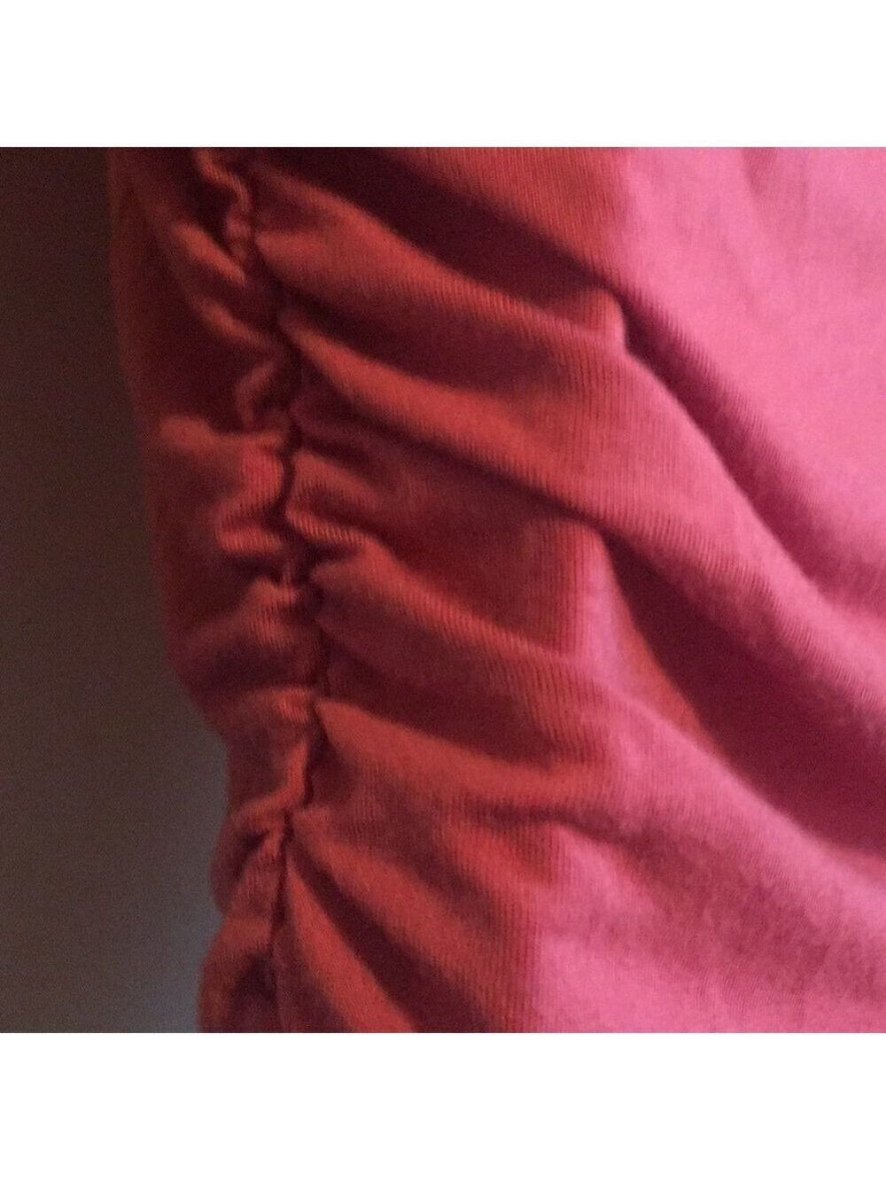 Coral 3/4 inch sleeve maternity top - Picture 5 of 5